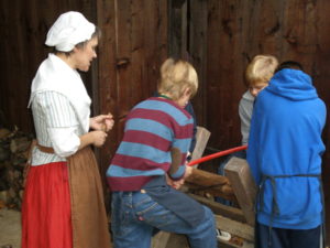 Sawing Wood